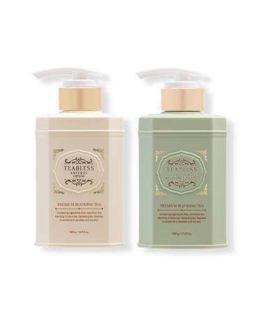 TEABLESS Herb Black Tea Body Lotion & Body Wash Duo Set Dry Skin & Sensitive Skin Daily Hydrating Moisturizer & Shower Gel Non-Greasy Fragrance Free Korean Skin Care Allergy Free