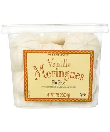 Trader Joe's Vanilla Meringues Cookies - PACK OF 4 Vanilla 7.76 Ounce (Pack of 4)