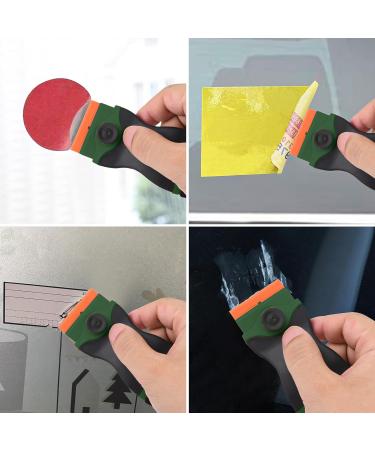 Flintronic Ceramic Hob Scraper Set - 20 Stainless Steel & Plastic Blades for Kitchen Oven Glass Ceramic Cleaning - Buy Online on GoSupps.com