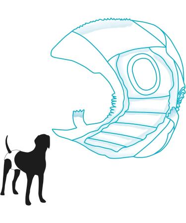 Trixie Dog Diapers for Female Dogs - M-L (36-52 cm) | 12 Pack - Best for International Shipping - Buy Online on GoSupps.com