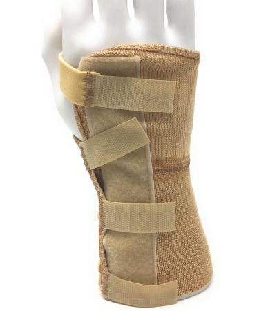 Champion Wrist Splint for Right Hand - Elastic Knit Wrap Style Small Beige - International Shipping Available - Buy Online on GoSupps.com