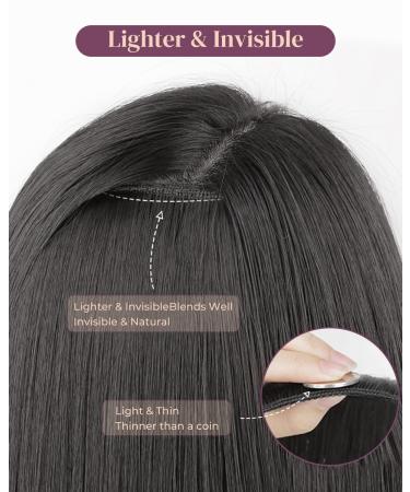 LONAI Clip In Hair Extensions 24 Black Mermaid Waves - Pack of 6 - Buy Online on GoSupps.com