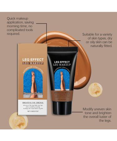  G n rique Leg Makeup Waterproof No-Transfer Body Foundation Long-Lasting Scar Coverage Matte Finish Natural Tan Shade for Women with Ideal for Daily Wear or Tanning - Buy Online on GoSupps.com