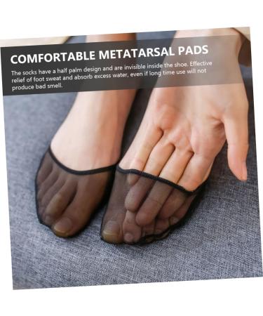 FRCOLOR 10 Pairs Half Socks Half Women's High Heels Reusable Toe Socks Wear-resistant Metatarsal Pad Breathable Five Toe Socks Accessories Stockings Miss Cotton - Buy Online on GoSupps.com