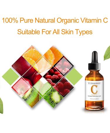 Vitamin C Serum for Face - Hyaluronic Acid Anti-Aging Serum Brightens Dark Spots & Evens Skin Tone | 30 ml - Buy Online on GoSupps.com