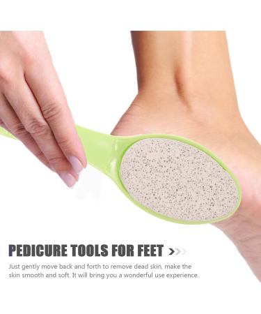 Beaupretty Pumice Stone Double Side Remover Pedicure Foot Pedicure Tools Hard Skin Remover Exfoliating Scrubber for Hands Foot Heel File Exfoliation Green - Buy Online on GoSupps.com