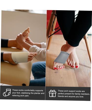 FOMIYES 8 Pairs Arch Support Cushions & Plantar Sleeves - Foot Support Insoles for Pain Relief - Buy Online on GoSupps.com
