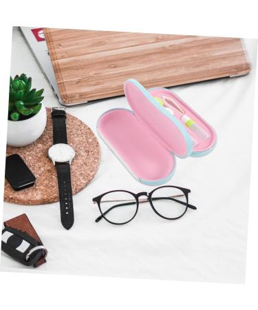 Solustrie Double-Lodged Glasses Case - Travel-Friendly Storage for Sunglasses & Contact Lenses | Portable Accessory for Outdoors & Home Use - Buy Online on GoSupps.com