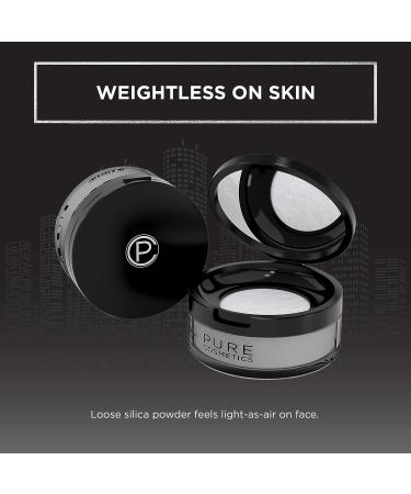 Pure Cosmetics Picture Perfect Loose Setting Powder - Weightless Silica Face Makeup for All Skin Types - Talc-Free, Anti-Aging Matte Powder - 4g/0.14oz - Buy Online on GoSupps.com