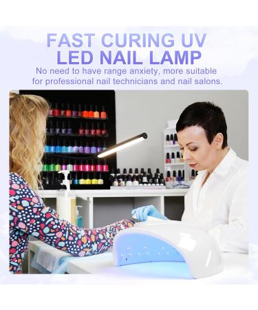 NXJ INFILILA 268W UV Nail Light Faster UV Light for Gel Nails UV Nail Lamp with 66 Beads Professional Flash Cure Gel Nail Lamp Compatible with All Gel Types for Home and Salon - Buy Online on GoSupps.com