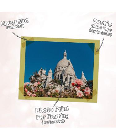 Pack of 25 8x10 Multicolor Uncut Mat Boards for Photos Frames - Acid-Free White-Core by Golden State Art - Buy Online on GoSupps.com