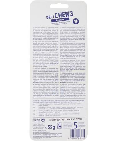 Vitakraft DeliChews Chicken Rolls for Small Dogs - 5 Piece Pack (55g) - Premium Dog Chews for International Shipping - Buy Online on GoSupps.com