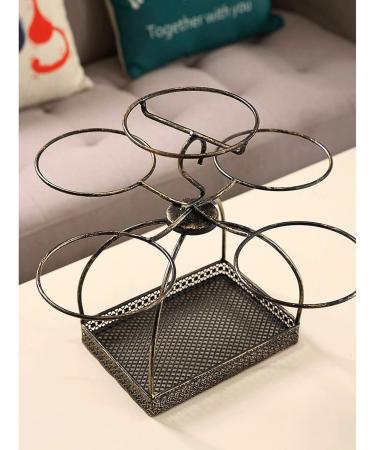 Fruit Bowl 2 Tier Fruit Bowl Set with Metal Rack Five Ceramic Fruit Bowl Serving-Tiered Serving Stand-Dessert Appetizer Cake Candy Fruit Bowl for Kitchen Counter - Buy Online on GoSupps.com