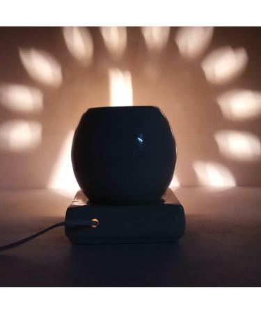 India Meets India Thanksgiving Handicraft Ceramic Essential Oil Diffuser and 10ml Lavender Essential Oil Aroma Diffuser Aromatherapy Diffusers Best Gifting Made by Awarded Indian Artisan - Buy Online on GoSupps.com