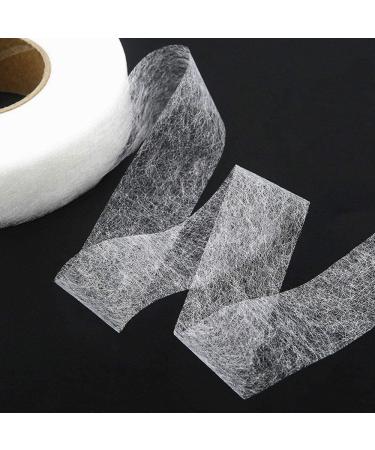 NX Garden 2 Rolls Hem Tape No Sew Fabric Fusing Tape Iron-On Adhesive for Pants Clothes Jeans - 70 Yards - 2.5cm (Black + White) - Buy Online on GoSupps.com