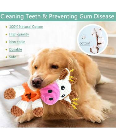 Aeitpet Dog Toys for Large & Small Dogs - Squeaky Plush & Crinkle Filled Cuddly Puppy Toy - Buy Online on GoSupps.com