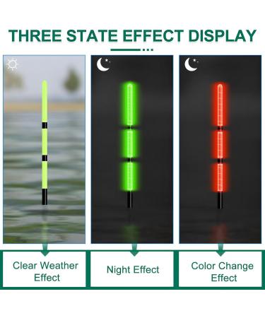 3-Piece LED Fishing Bobbers with Bite Indicators | Gravity Sensing Fishing Accessories for Lake River and Pond - Buy Online on GoSupps.com