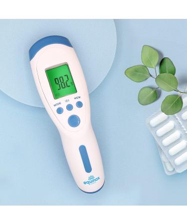 Equinox Digital Forehead Thermometer - No Touch Thermometer for Adults & Babies - LCD Display - Ideal for Body/Surface/Room Temperature - Touchless Scanner - Buy Online on GoSupps.com