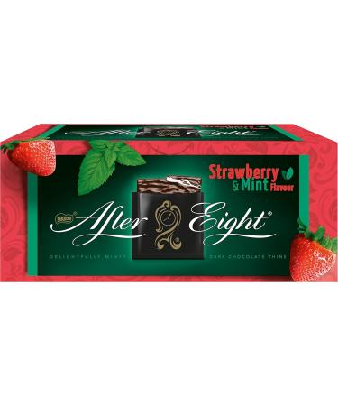 Buy Nestl After Eight Strawberry Wafer-Thin Tablets 200g | Delicate Peppermint Cream & Dark Chocolate 12-Pack - International Shipping - Buy Online on GoSupps.com