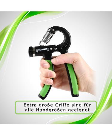 Zenlete Professional Fitness Hand Trainer - Adjustable 5-60 kg Grip Strength Device with E-Book for Forearm & Finger Training - International Shipping Available - Buy Online on GoSupps.com
