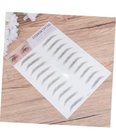 POPETPOP 2pcs 3d Eyebrow Stickers Transfer Stickers Man Eyebrow Trimming - Buy Online on GoSupps.com