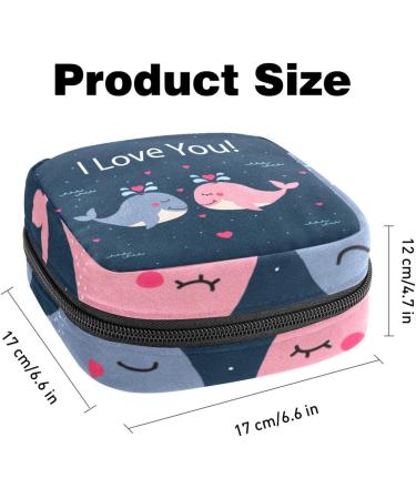 Cute Cartoon Storage Bag for Women's Bandages & Menstrual Pads - Portable Multicolored Holder for School & Office - Buy Online on GoSupps.com
