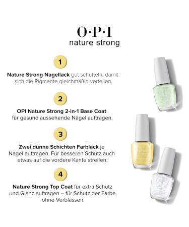 Opi Nature Strong Vegan Nail Polish - Natural Ingredients Bright Colors Sustainable Packaging Lasts Up to 7 Days - Buy Online on GoSupps.com