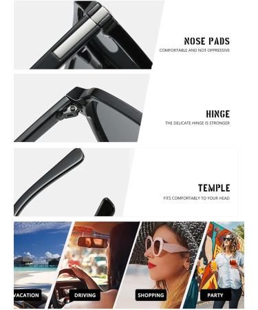 SERONI Tr90 Cateye Blue Light Blocking Glasses | Metal Temples | UV Protection | Stylish Leopard Frames for Men & Women - 57mm - Buy Online on GoSupps.com