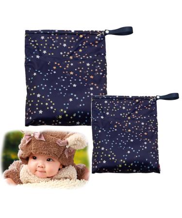 FCSNJH 2 pieces of naspocket wetbag naspocket swimming matters wetbag kindergarten diaper bag wetbag children wetbag small for baby travel on the way kindergarten (starry Sky payment)