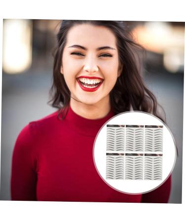 Beatifufu 6 Sheets Imitation Eco Eyebrow Sticker Stickers Imitation Eyebrow 4d Artificial Eyebrow Tattoos Miss - Buy Online on GoSupps.com