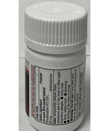 Buy Camber Consumer Care Fexofenadine 60mg - 100 Count Tablets for Allergy Relief | Fast International Shipping - Buy Online on GoSupps.com