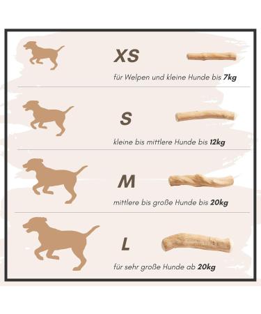 Supravit Natural Coffee Wood Chewing Bones for XS Puppies | Long-Lasting Play & Excitement | Caustab Puppy Chew Toys - Buy Online on GoSupps.com