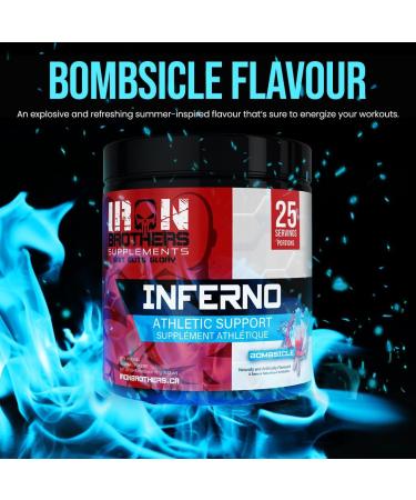 Iron Brothers Supplements - Inferno Weight Loss Supplements for Women & Men | Detox for Weight Loss and Belly Fat Thermogenic Support - Workout Supplement | Help Cognitive Health Increases Energy Bombsicle - Buy Online on GoSupps.com