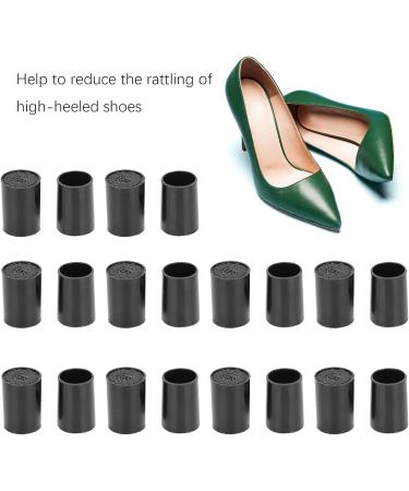 High Heel Tip Repair Kit - 10 Pairs Black CPU Polyurethane Protectors (11mm Inner Diameter) for Shoe Repair - Buy Online on GoSupps.com