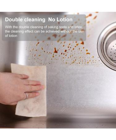 AZSUL Kitchen Sponge Multipurpose Odor-Resistant Scrubbing Sponge Pack | Natural Cleaning Sponges for Household Safely Cleans All Hard Surfaces in Kitchen and Bathroom 4pcs - Buy Online on GoSupps.com