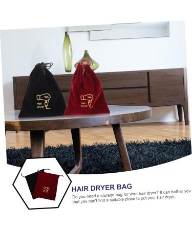 AUTSUPPL 2 Pcs Storage Bag Make up Holder Travel Bag for Hair Styling Tools Drawstring Storage Pouch Fabric - Buy Online on GoSupps.com
