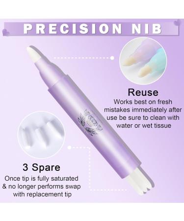 DAMUSI Makeup Remover Pen - 2PCS Quick Fix Eraser for Mascara Eyeliner & Lipstick | Travel-Friendly Makeup Corrector - Buy Online on GoSupps.com
