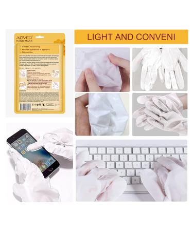 Gnapy Handmask: 5 Pairs of Honey Milk Moisturizing Gloves for Dry Cracked Hands - Hand Preservation for Women - Buy Online on GoSupps.com