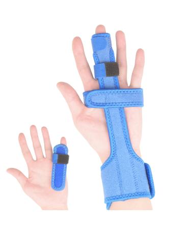 Finger Splint Trigger Medical Grade Aluminum Brace Support Guard Splints for Straightening Broken Fingers Injuries Arthritis Trigger Finger Dislocation Pain Relief(11*9.8inch/25*28.5cm)