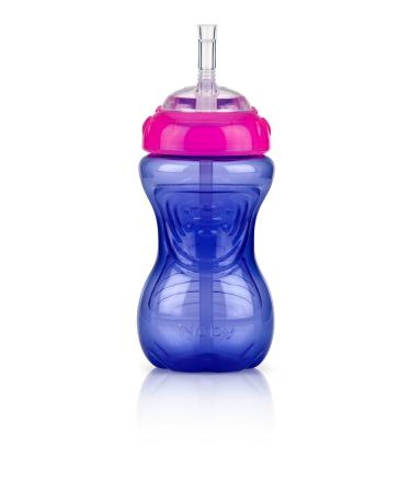 Nuby No-Spill 10oz Cup with Flex Straw - Assorted Colors | Leak-proof Sippy Cup for Toddlers - Buy Online on GoSupps.com