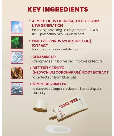 K-SECRET SEOUL 1988 Sun : Pine Tree + Ceramide 50ml / 1.69fl.oz - Buy Online on GoSupps.com