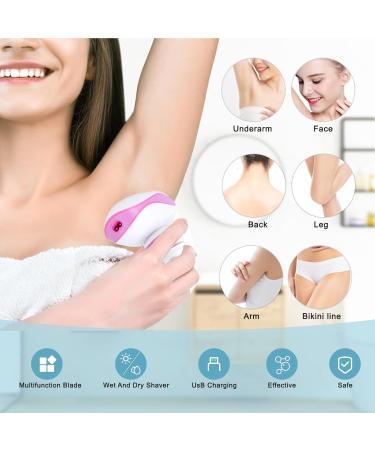 Ruiqas 3-in-1 Women's Electric Razor - Wireless Hair Remover & Massager for Face & Body | Painless & Versatile - Buy Online on GoSupps.com