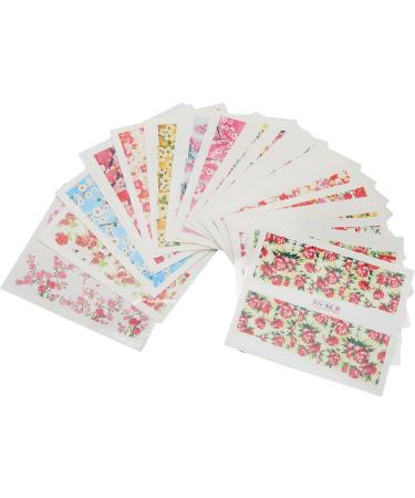 Nail Decals Nail Sticker Safe Eco Friendly Vivid Beautiful for Women Girls for Nail Salon for Birthday Party for Dating Gathering - Buy Online on GoSupps.com