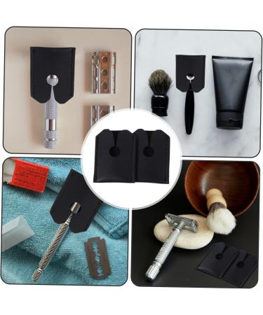Magiclulu 2-Piece Leather Cover for Shaver - Safety Sleeves & Travel Storage Bag for Razor Heads - Buy Online on GoSupps.com