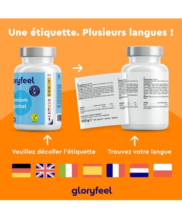 Magnesium Bisglycinate 240 Capsules High Content 300 mg/d Fights Fatigue and Stress Supports Muscles High Absorption and Bioactive 100% Vegan and No Additives - Buy Online on GoSupps.com