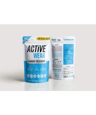 Active Wear Laundry Detergent & Soak - Natural Enzyme Booster for Workout Clothes - 90 Loads - Buy Online on GoSupps.com