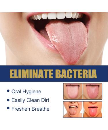 Premium Tongue Scraper Cleaning Brush Set - 2 Pack for Fresh Breath & Halitosis Relief | 50G - Buy Online on GoSupps.com