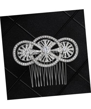 DOITOOL Tiara Rhinestone Hairpin Bridal Hair Comb Bridal Headdress Wedding Headpiece Bride European and American The Photo - Buy Online on GoSupps.com
