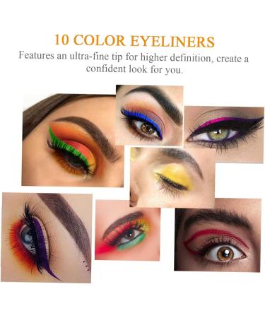FOMIYES 30 Pcs Colored Liquid Eyeliner Colored Eyeliner Liquid Eyeliner Pencil Household Eyeliners Cooperate - Buy Online on GoSupps.com