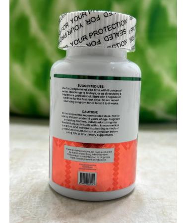 14 Day Advanced Gut Cleanse Detox - Non-GMO Colon Cleanse Capsules for Women & Men | Cascara Sagrada Psyllium Husk Senna Leaf - 60 Capsules | USA - Buy Online on GoSupps.com